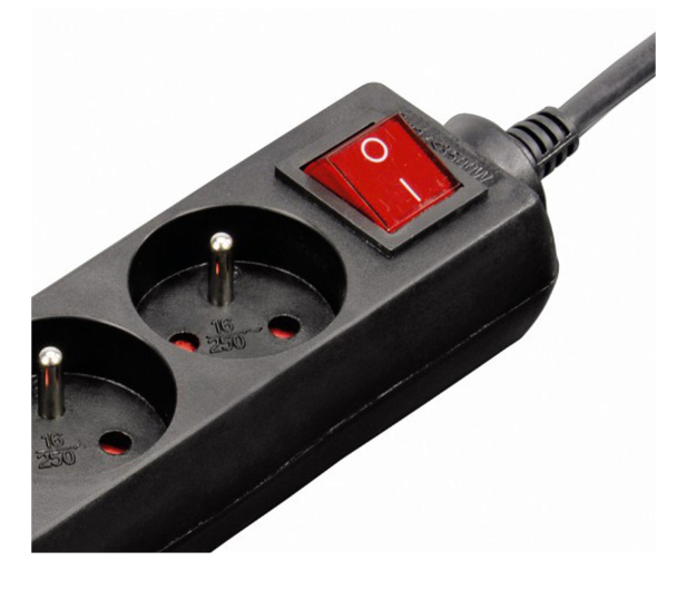 HAMA Listwa zasilająca Standard 3GN, 1,5M czarna - 1416383 - zdjęcie 4